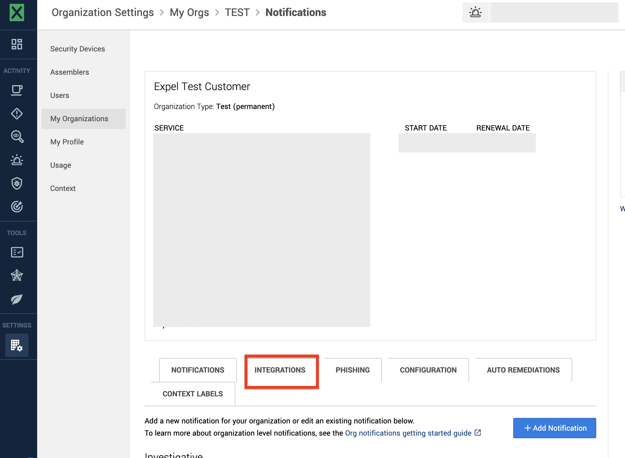 PagerDuty integration Expel Help Center